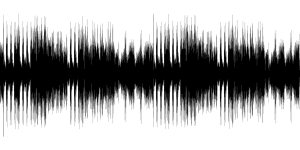 A line of frequencies that vary